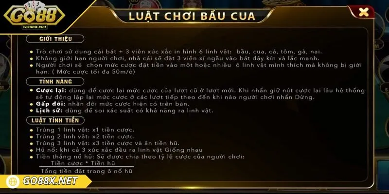 Quy tắc của trò chơi