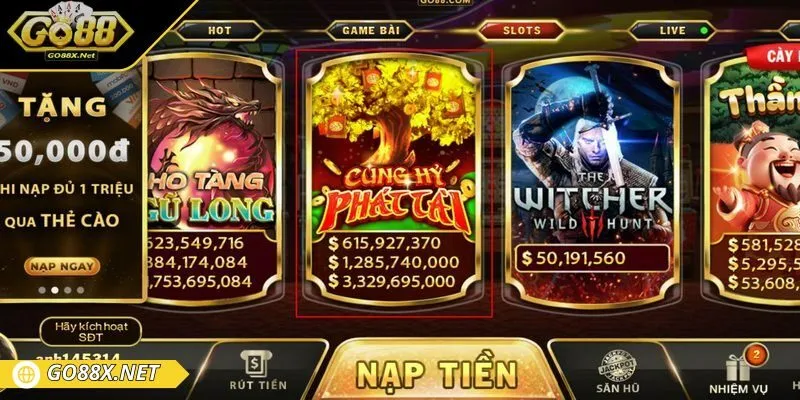 Cung hỷ phát tài là tựa game nổ hũ đặc sắc