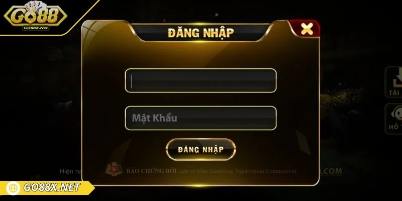 Thực hiện đăng nhập vào sảnh cược