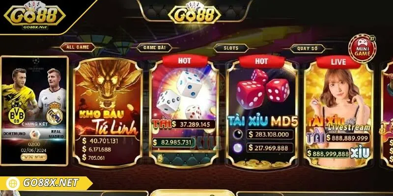 Go88 sở hữu nhiều thế mạnh vượt trội, thu hút người chơi